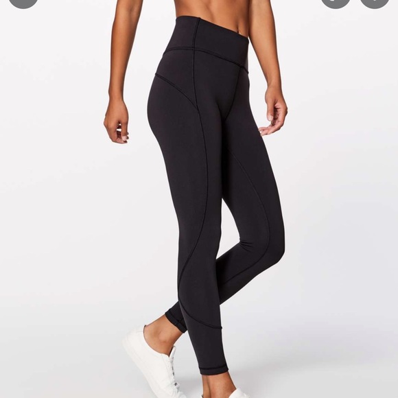 Lululemon In Movement Tight 28” - Black - Picture 4 of 8